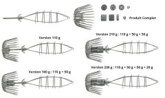 SQUID JIG CAGE (Adjustable Weight)